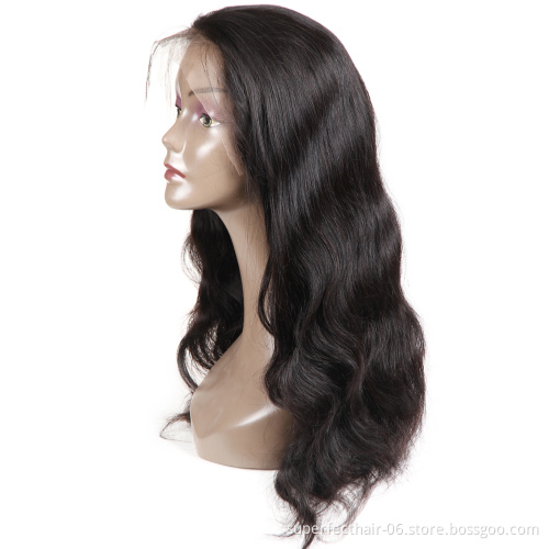 Factory Wholesale Price 150% Hair Density Wigs Straight Wave Body Wave 100% Virgin Remy Human Hair Lace Front Wig